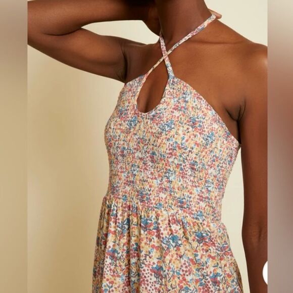 Nation LTD Kira 70s Maxi Dress in Flower Power Size L - Picture 4 of 9